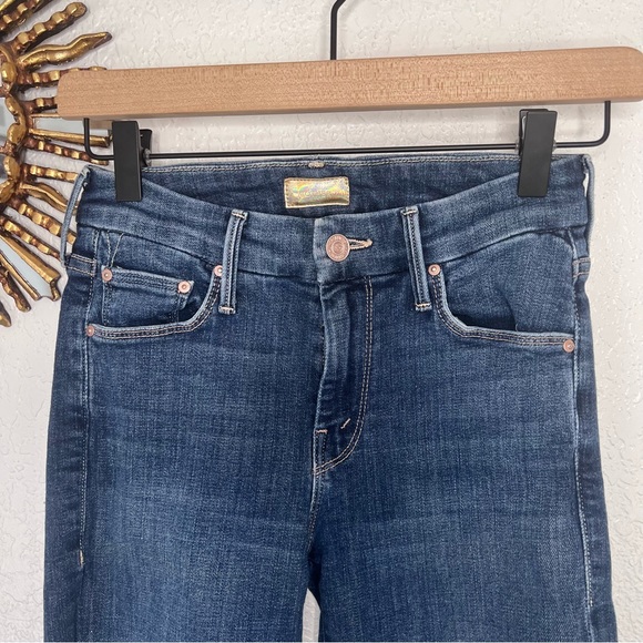 Mother Looked Ankle Fray Girl Crush Jeans size 25 - Picture 4 of 16